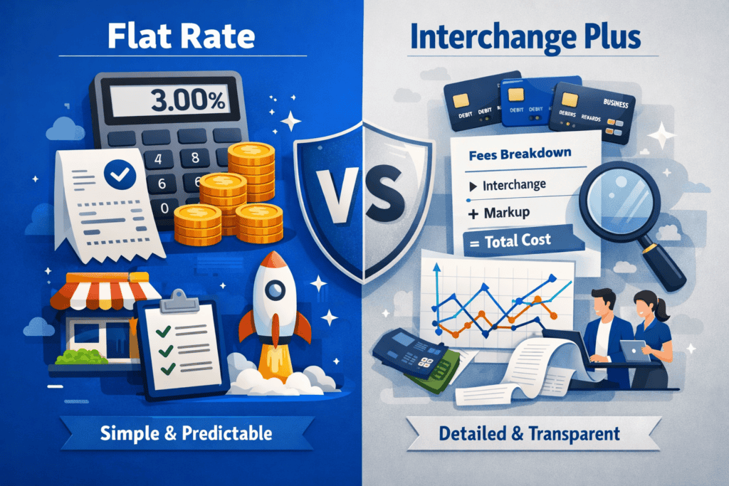 Flat Rate vs Interchange Plus Pricing