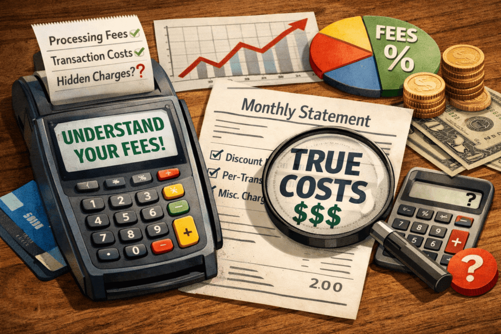 Image about understanding merchant statements and Fees